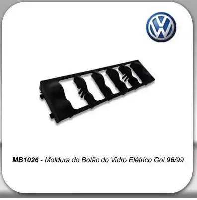 MOLDURA BOTAO VIDRO ELETRICO GOL 1996 A 1999