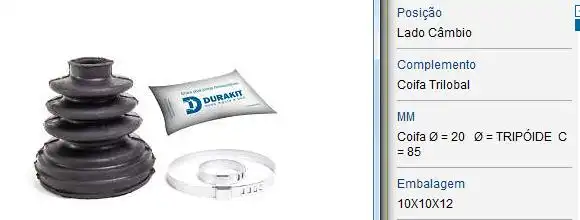 SANFONA HOMOC CITROEN C3 C/DESENHO LADO CAIXA