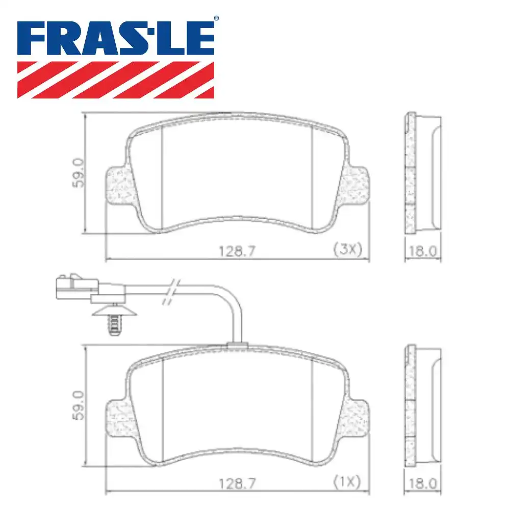 PASTILHA FREIO TRASEIRA RENAULT MASTER 2.3 2013/