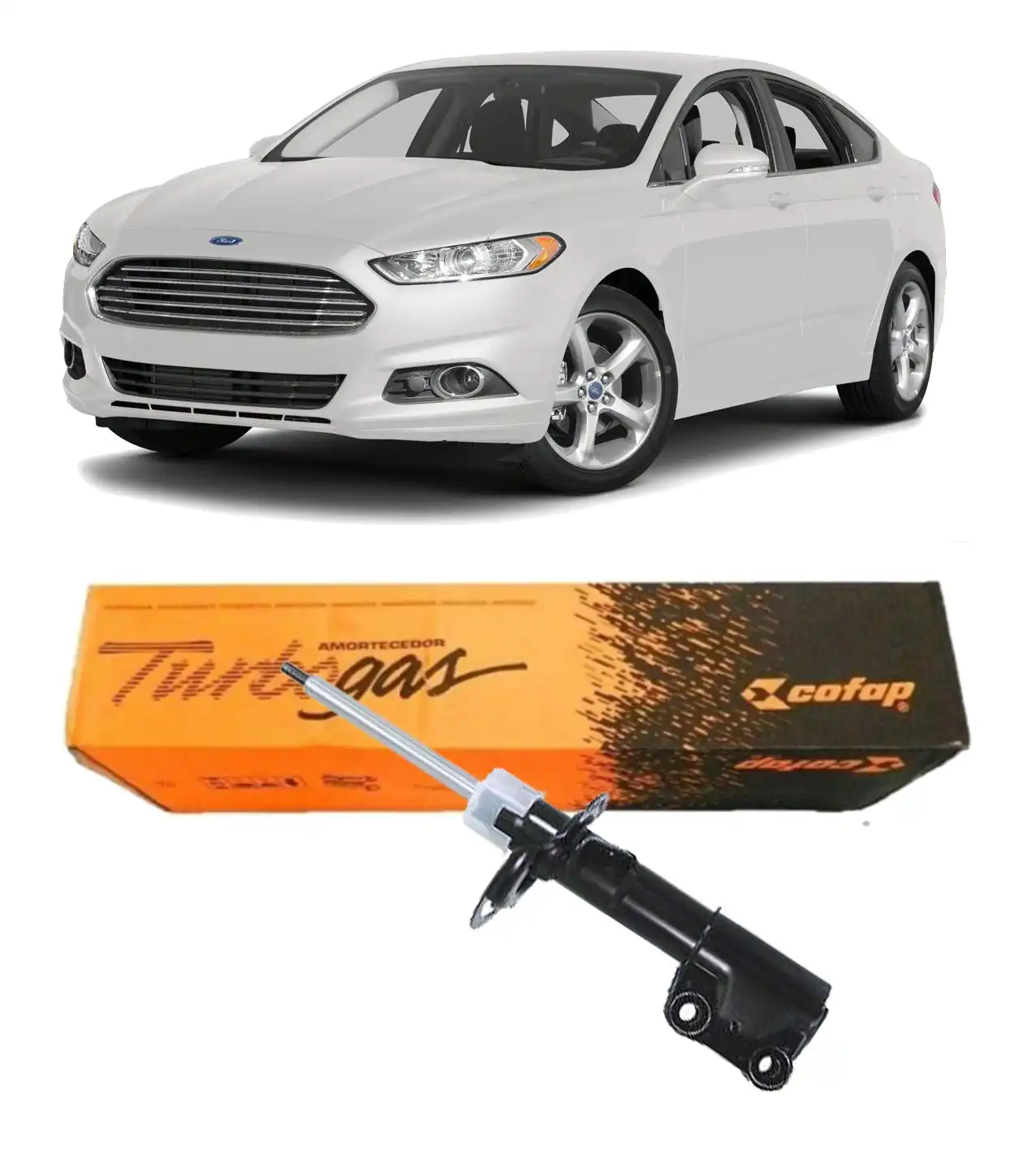 AMORTECEDOR DIANTEIRO FUSION 2013 A 2019 ESQUERDO