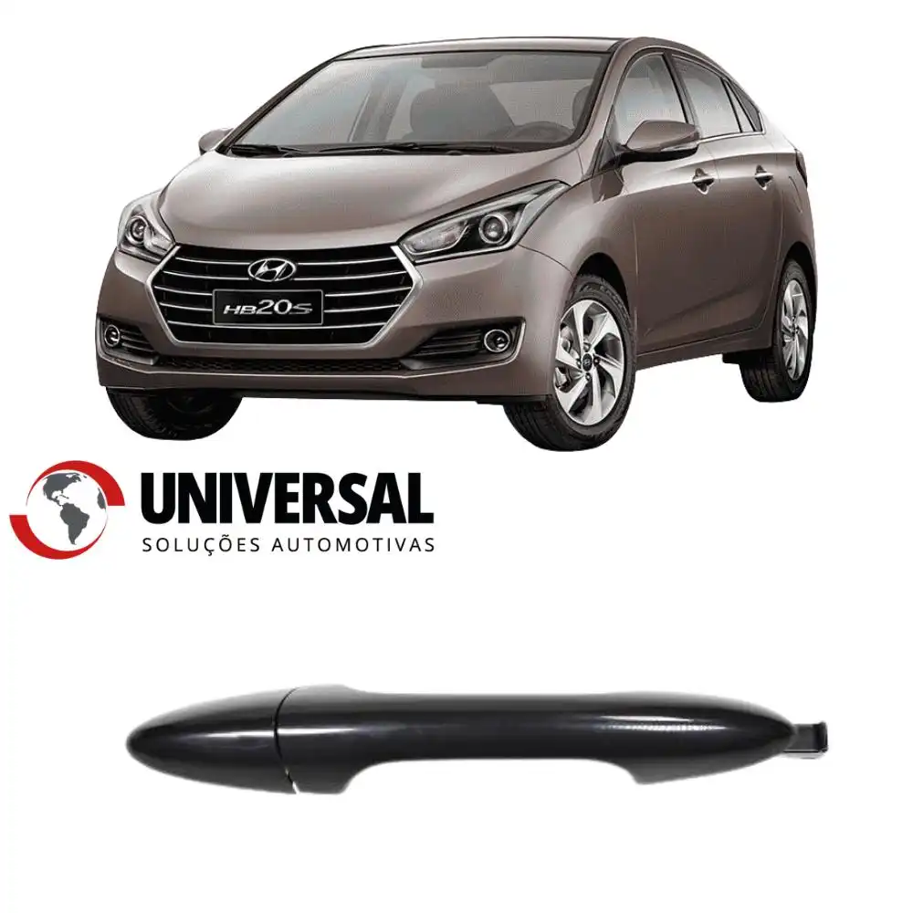 MACANETA EXTERNA HYUNDAI HB20 2012/ S/CHAVE S/FURO DIR ESQ