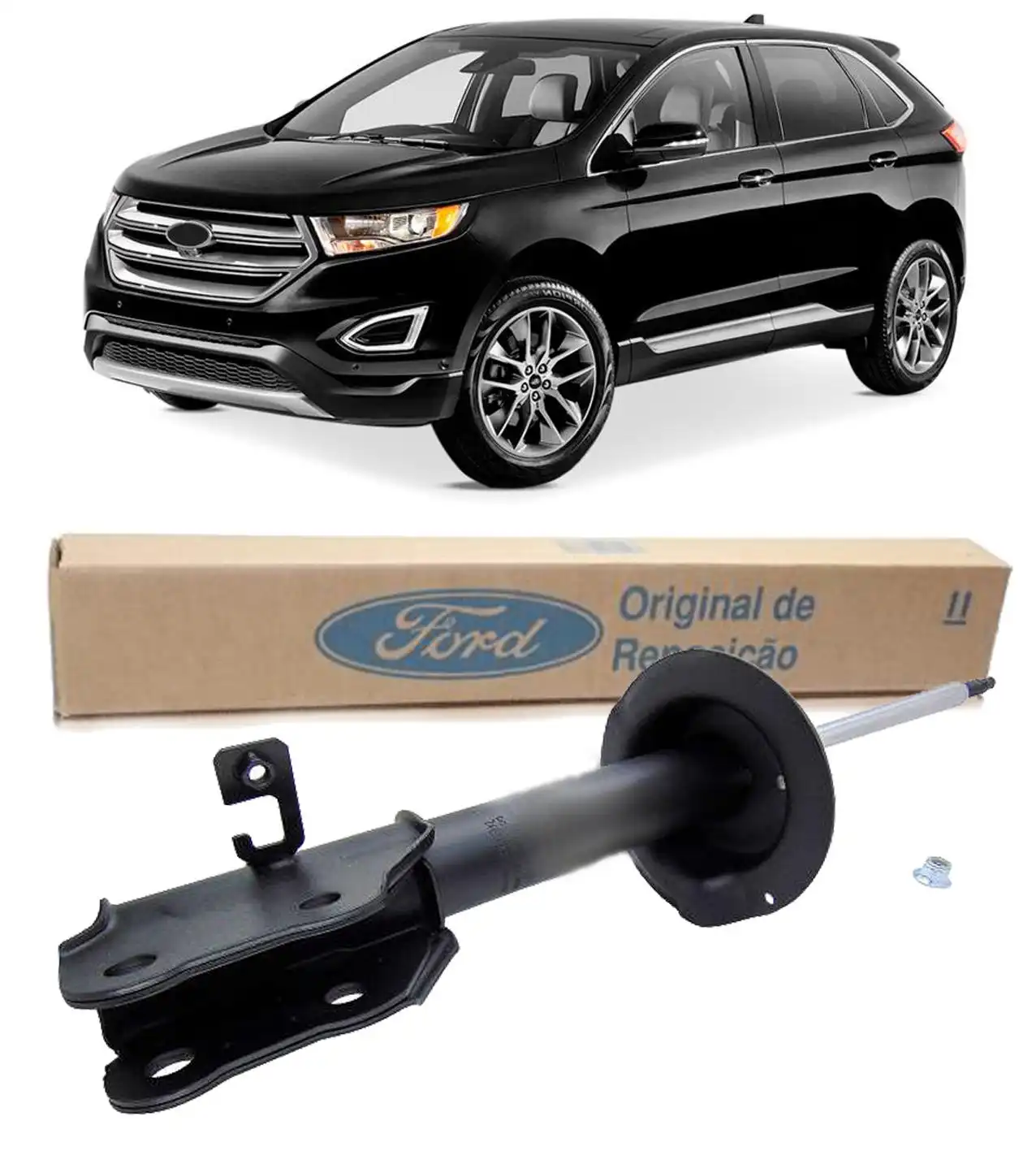 AMORTECEDOR DIANTEIRO EDGE 2007 A 2014 ESQUERDO