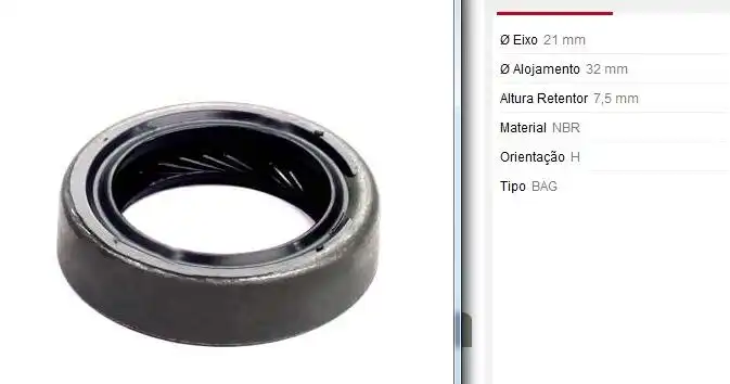 RETENTOR EIXO PILOTO CORSA 1.0 1.4 CELTA