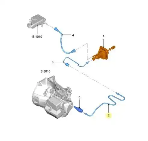 CANO ATUADOR EMBREAGEM FOCUS 2009 A 2020