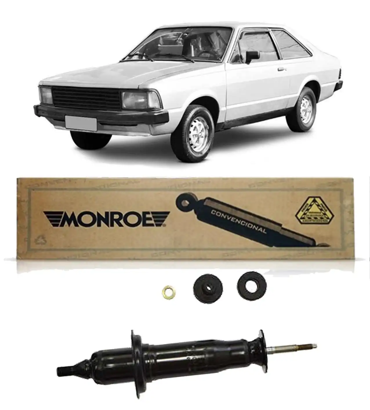 AMORTECEDOR DIANTEIRO CORCEL 2 1982 A 1986 GAS