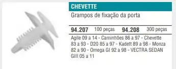 GRAMPO FORRO PORTA MONZA D-20 VECTRA KADETT