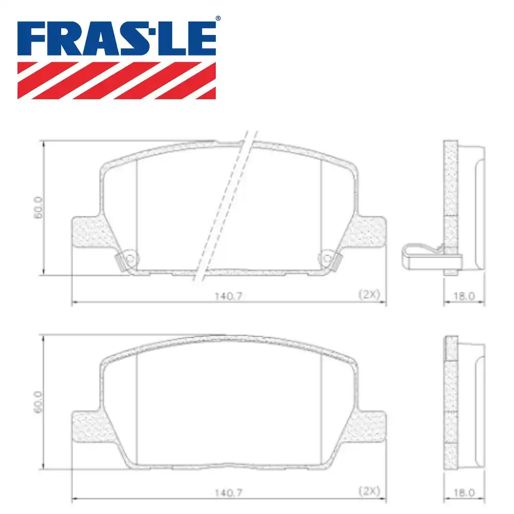 PASTILHA FREIO DIANTEIRA TRACKER 1.4 16V 2017 ACIMA