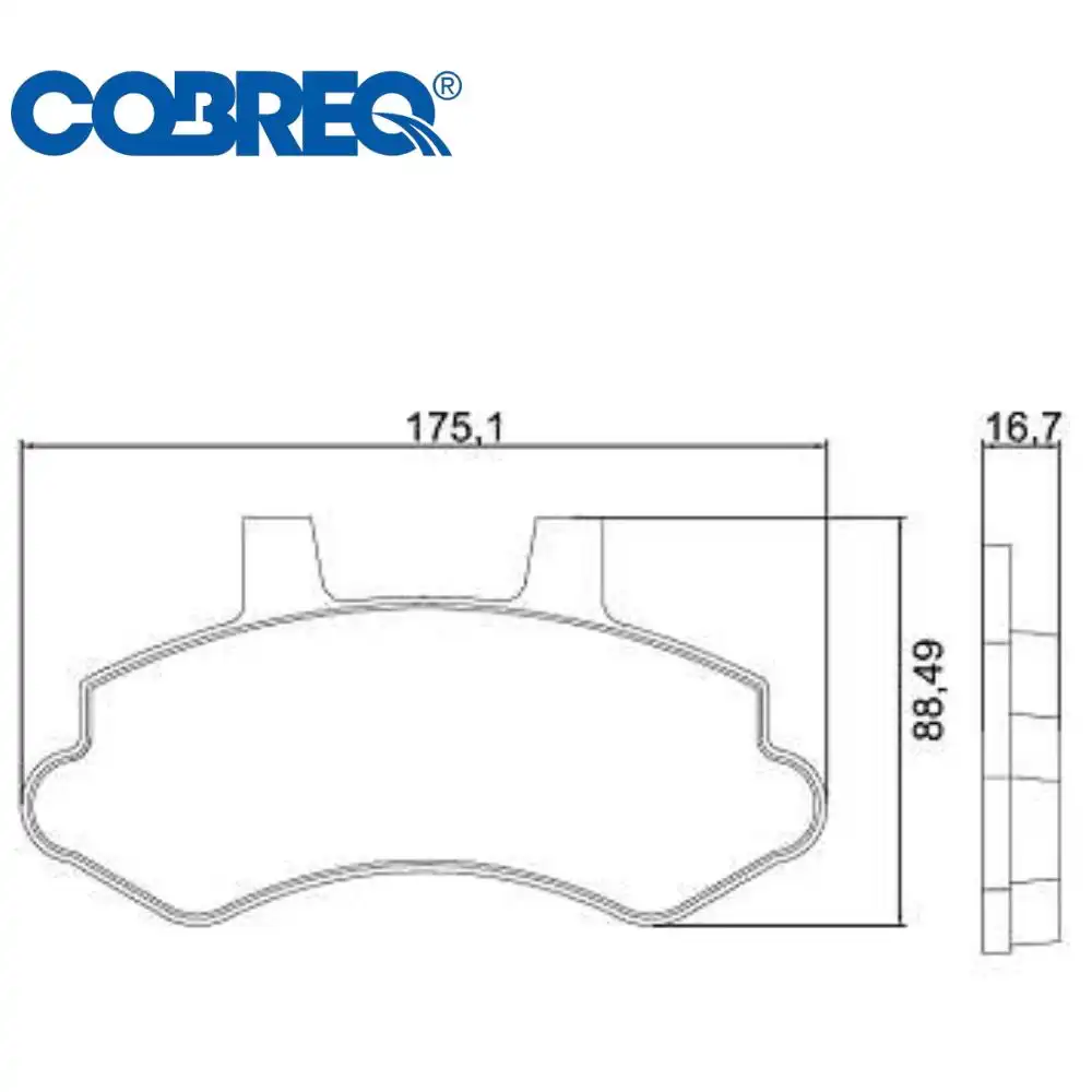 PASTILHA FREIO DIANTEIRA SILVERADO 1999/ TURBO HD