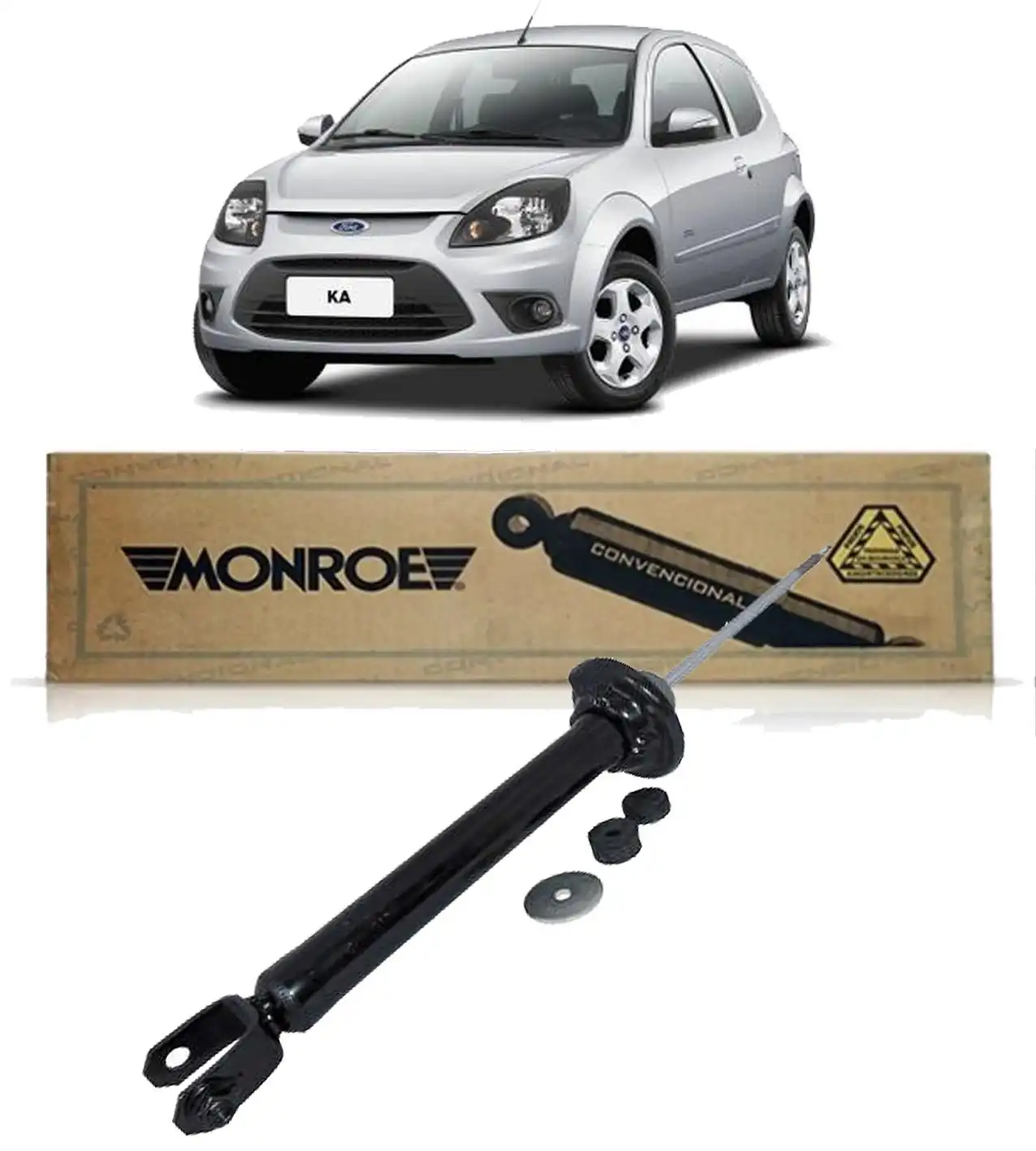 AMORTECEDOR TRASEIRO KA 2011 A 2013