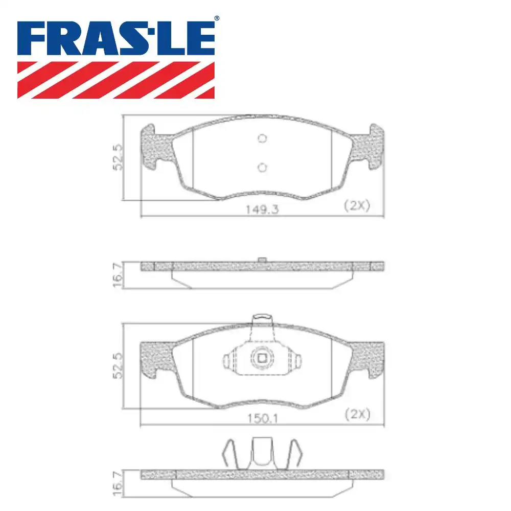 PASTILHA FREIO DIANTEIRA STRADA 1.0 12V 2023 A 2025