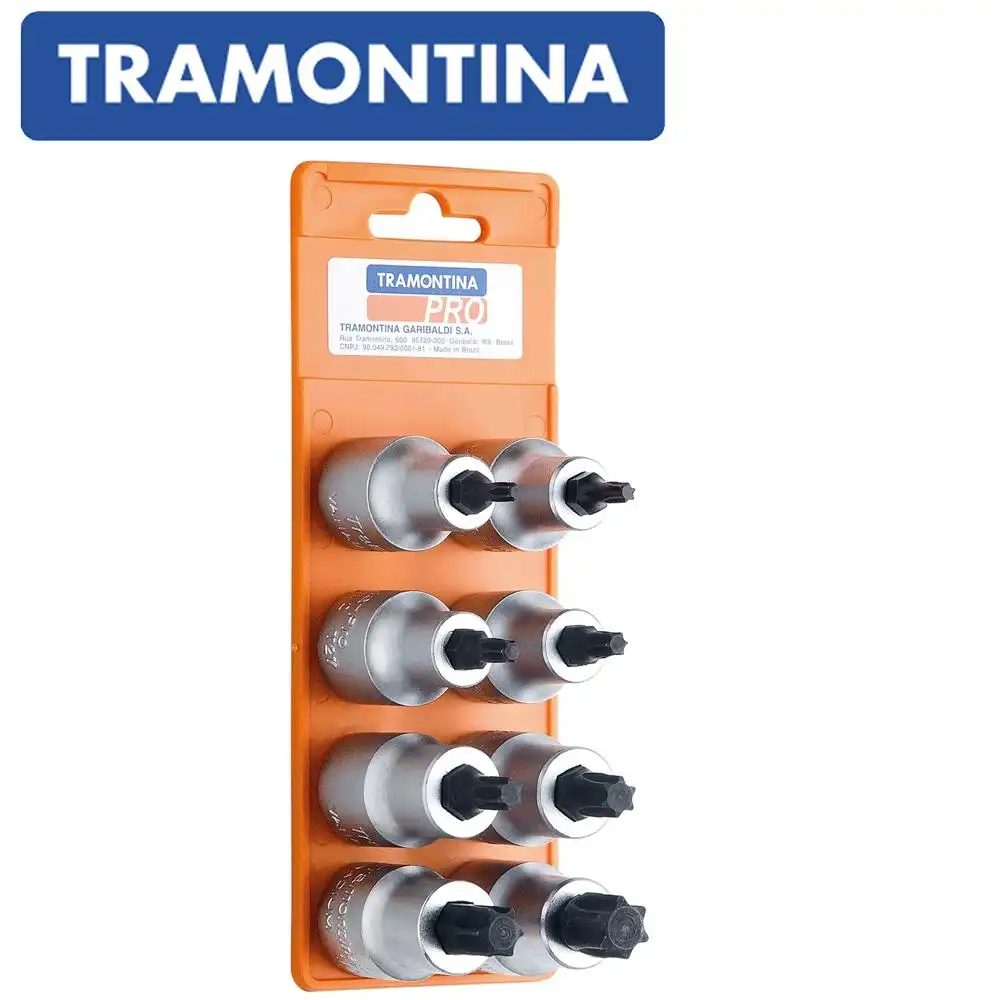 JOGO SOQUETE PONTA TRAFIX 8 PEÇAS