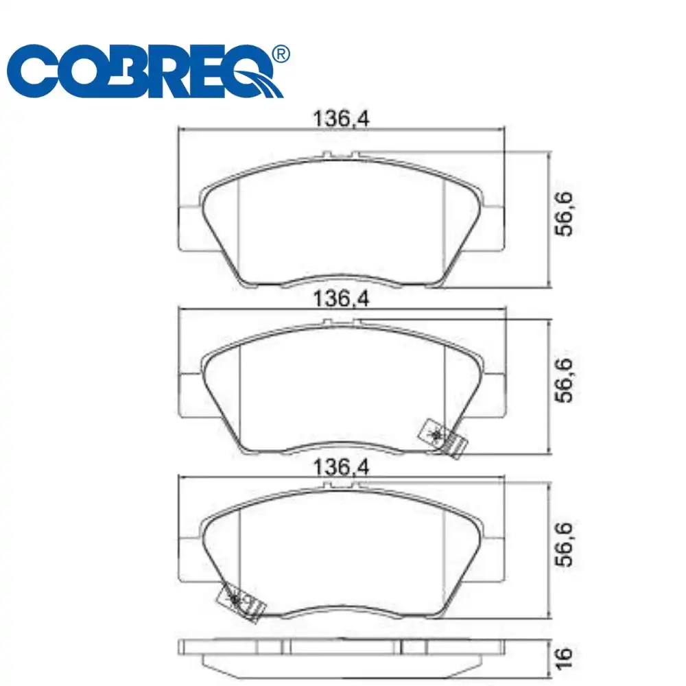 PASTILHA FREIO DIANTEIRA HONDA CITY 1.5 2015/