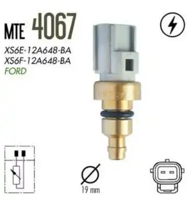 INTERRUPTOR TEMPERATURA FIESTA 1.6 8V 2004 A 2013 ZETEC ROCA