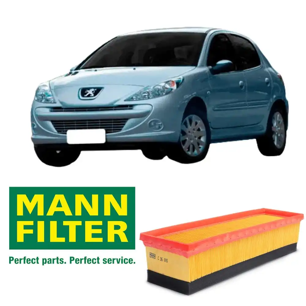 FILTRO AR MOTOR PEUGEOT 207 1.4 8V 2009/