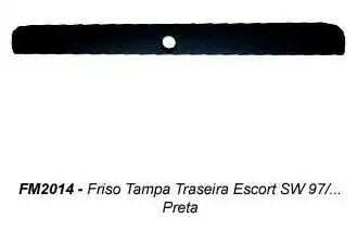FRISO TAMPA TRAS ESCORT ZETEC SW 1997/ (PRETO)