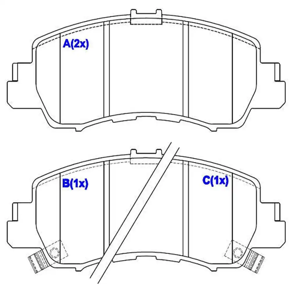 PASTILHA FREIO DIANTEIRA MITSUBISHI ECLIPSE CROSS 2018/
