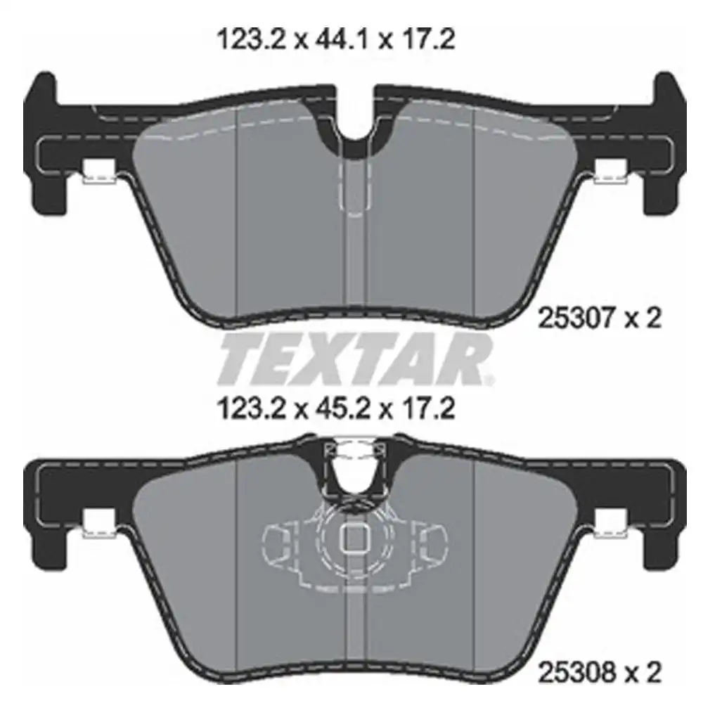 PASTILHA FREIO TRASEIRA BMW 320I 2012 A 2018