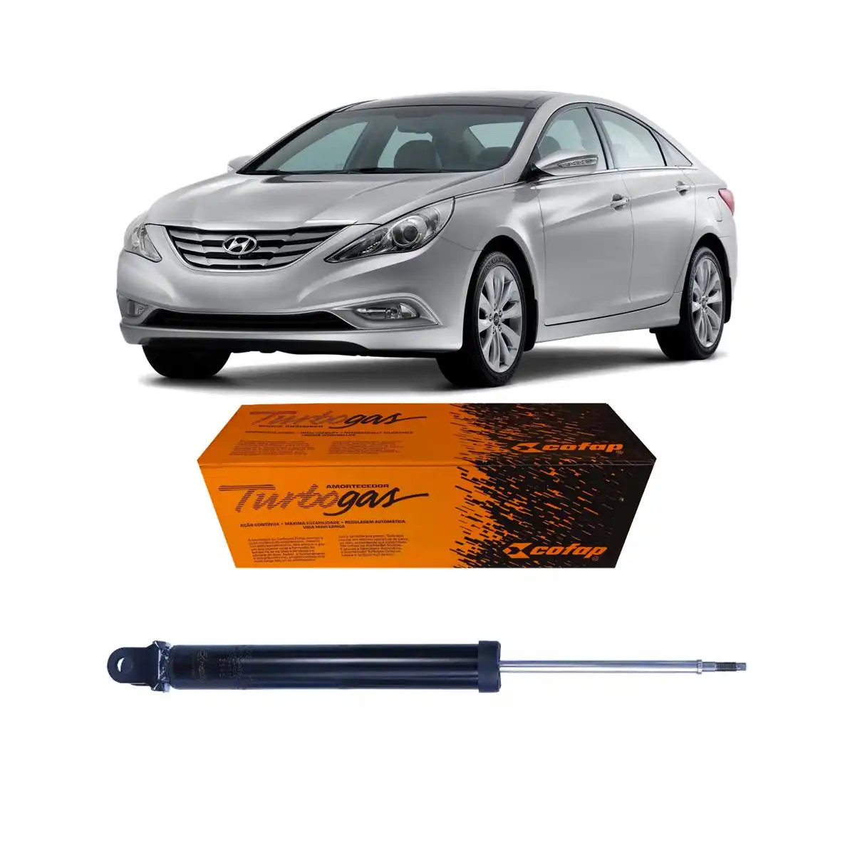 AMORTECEDOR TRASEIRO HYUNDAI SONATA 2.4 24V 2011 A 2014