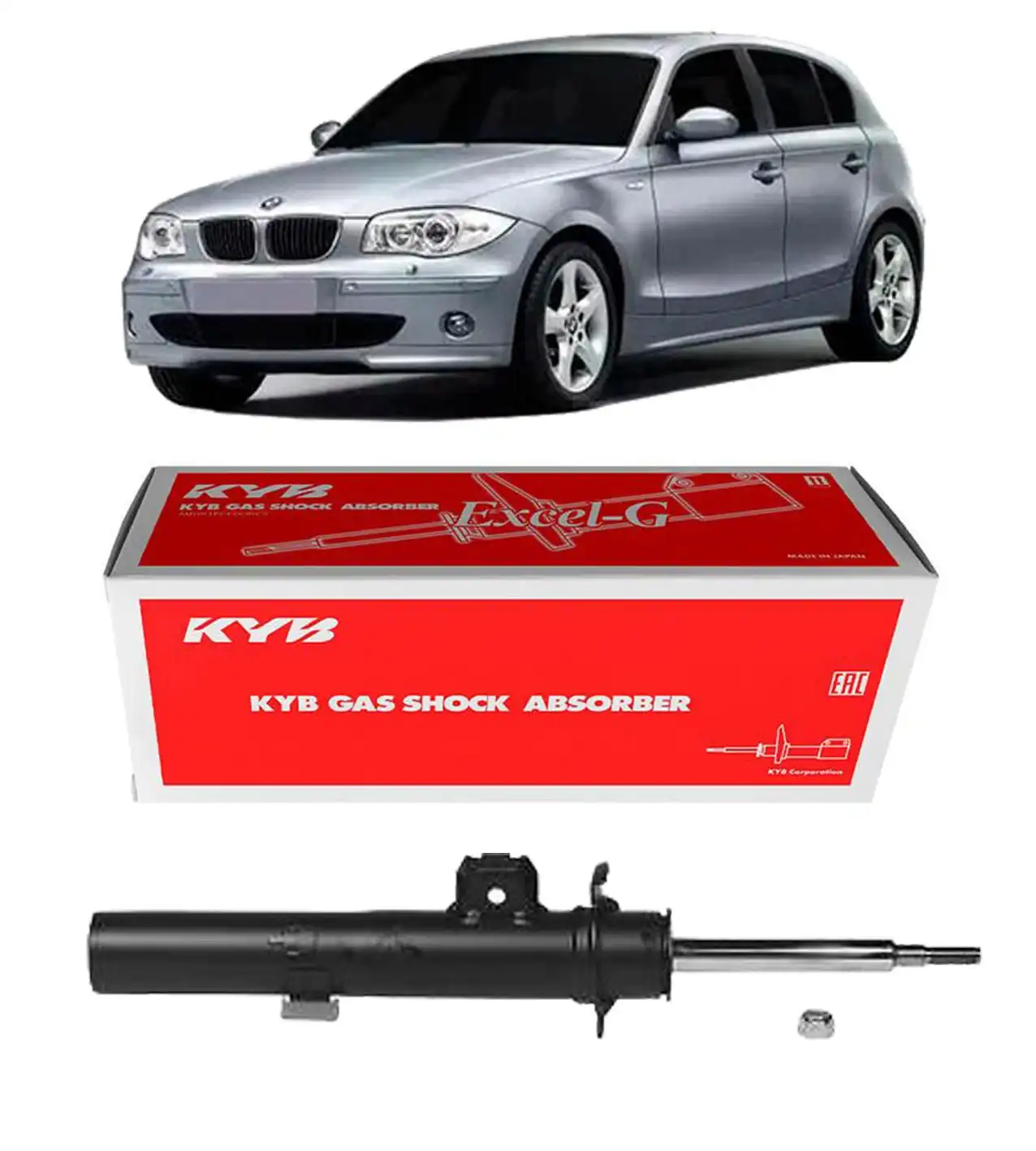 AMORTECEDOR DIANTEIRO BMW 118I 2004 A 2011 ESQUERDO