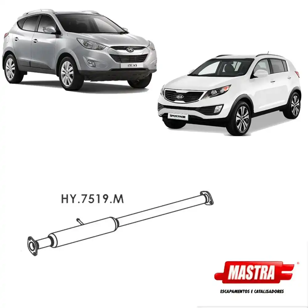 SILENCIOSO INTERMEDIARIO HYUNDAI IX35 2.0 16V 2010 A 2012