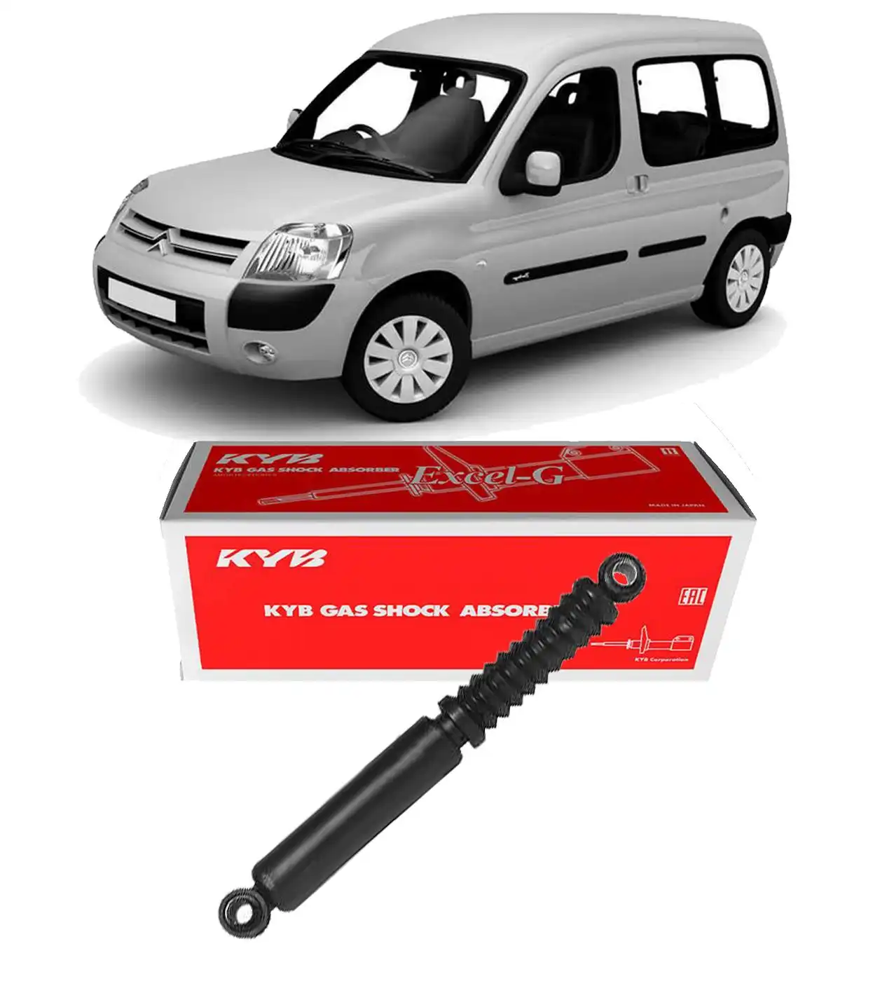 AMORTECEDOR TRASEIRO BERLINGO 1998 A 2007