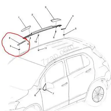 ACABAMENTO TETO TRACKER 14/ DIANT DIR