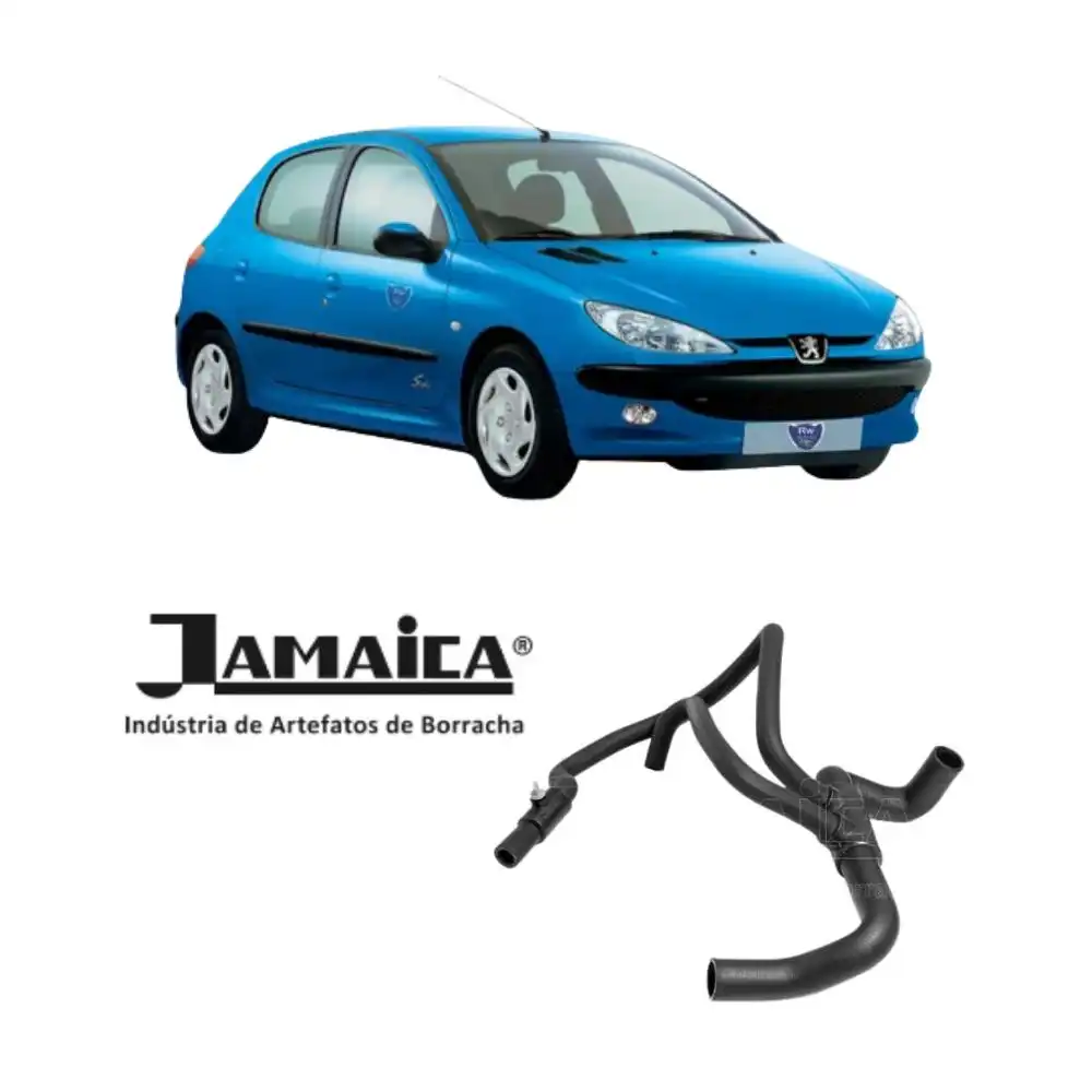 MANGUEIRA RADIADOR PEUGEOT 206 1.0 16V 2002 ACIMA INF