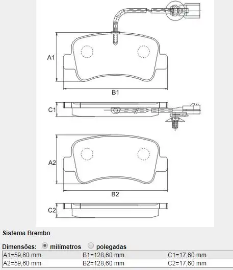 PASTILHA FREIO TRASEIRA RENAULT MASTER 2.3 2013/