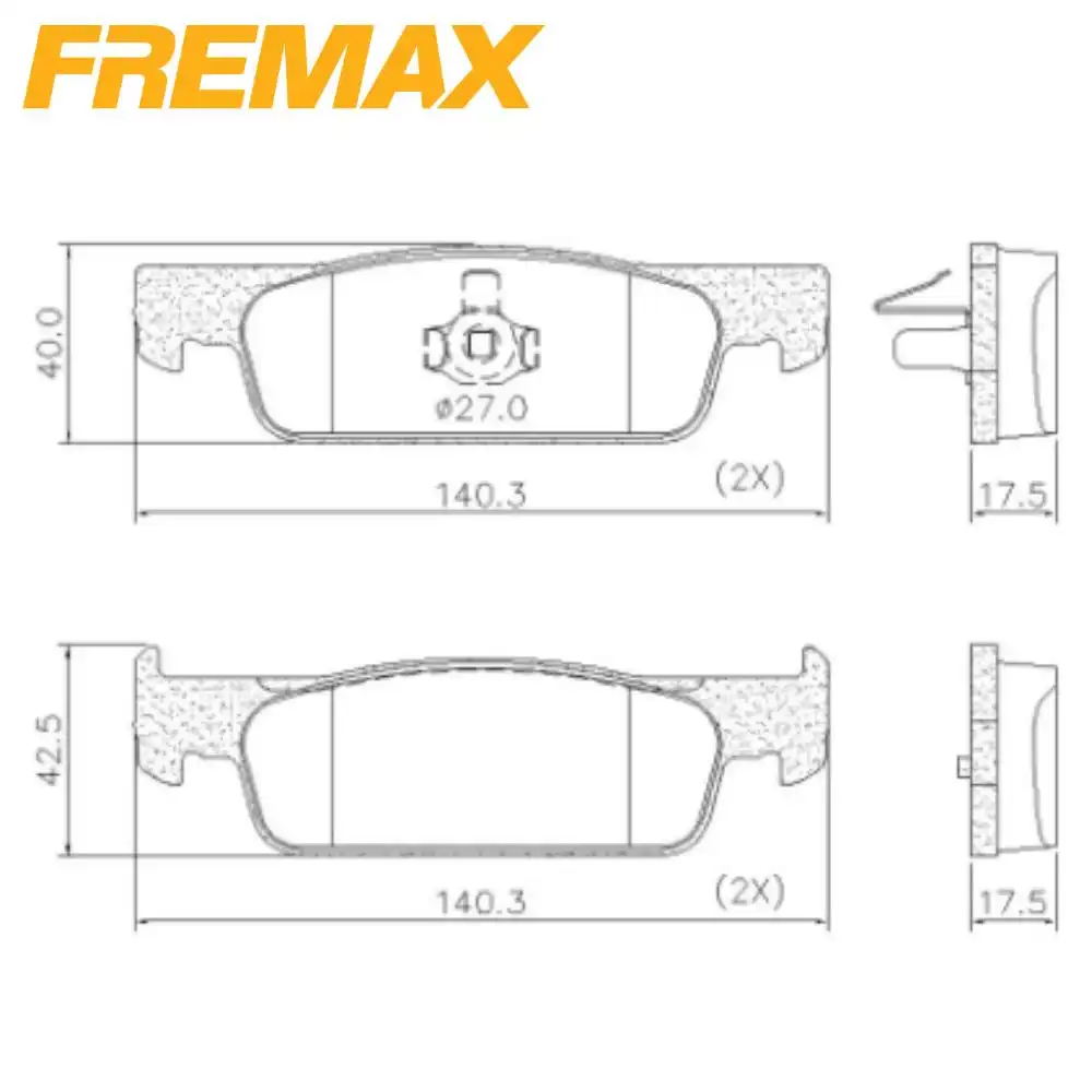 PASTILHA FREIO DIANTEIRA RENAULT SANDERO 1.0 16V 2014/