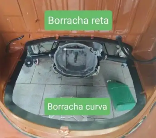 BORRACHA MOTOR FUSCA,BRASILIA CURVA/RETA