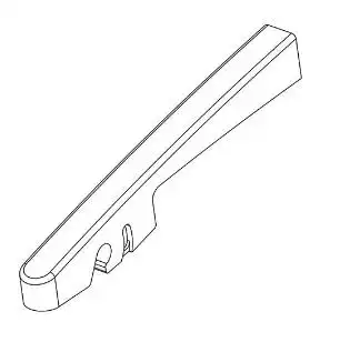 PALHETA VIDRO TRAS 16"