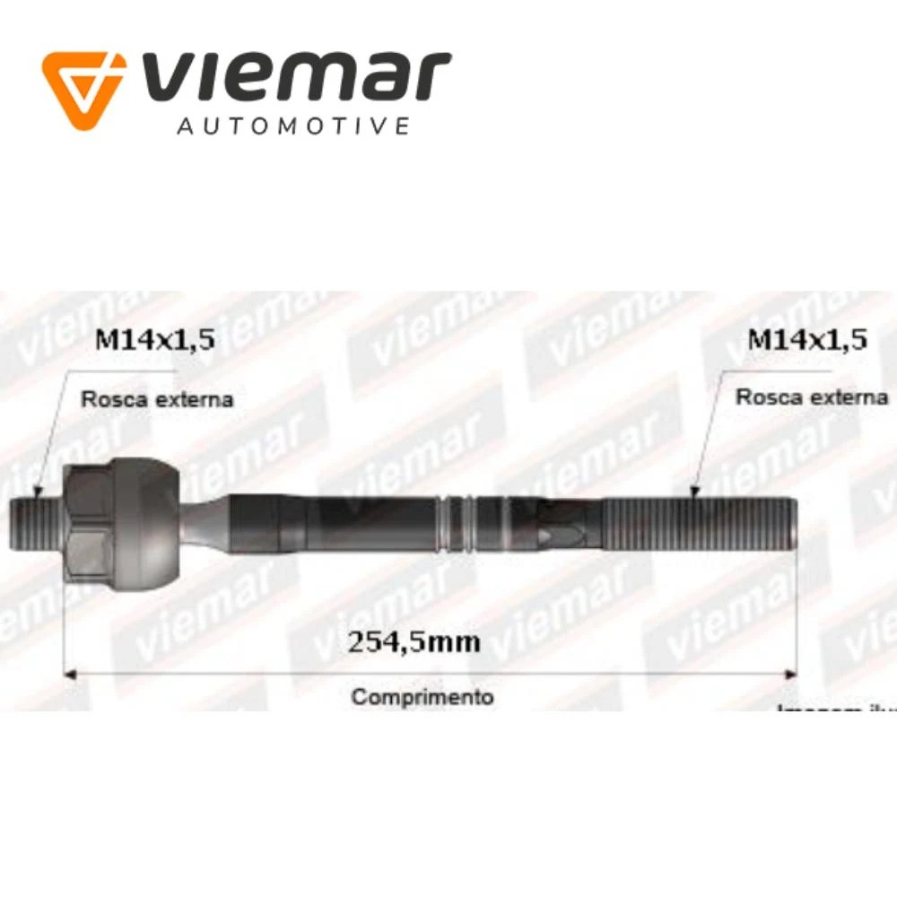 BARRA AXIAL CITROEN C3 AIRCROSS 2024 ACIMA 254MM