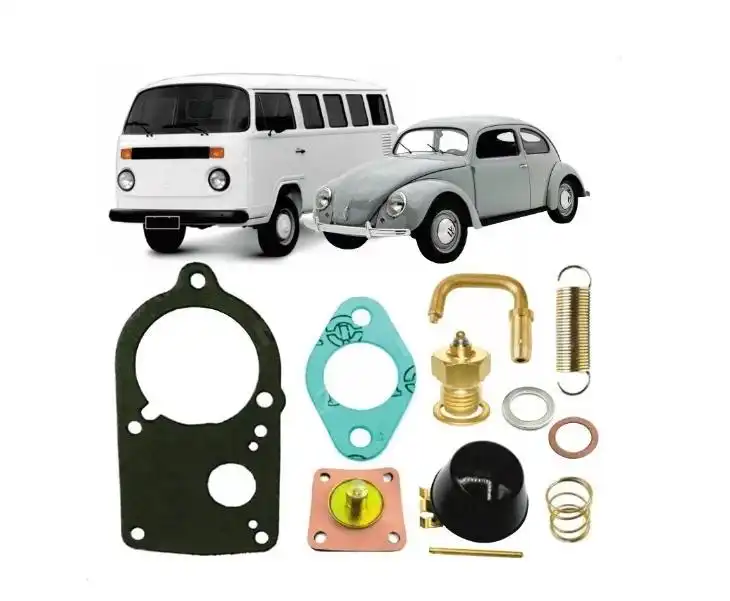 JUNTA CARBURADOR FUSCA SIMPLES COMPLETO C/ DIAFR BOIA AGULHA