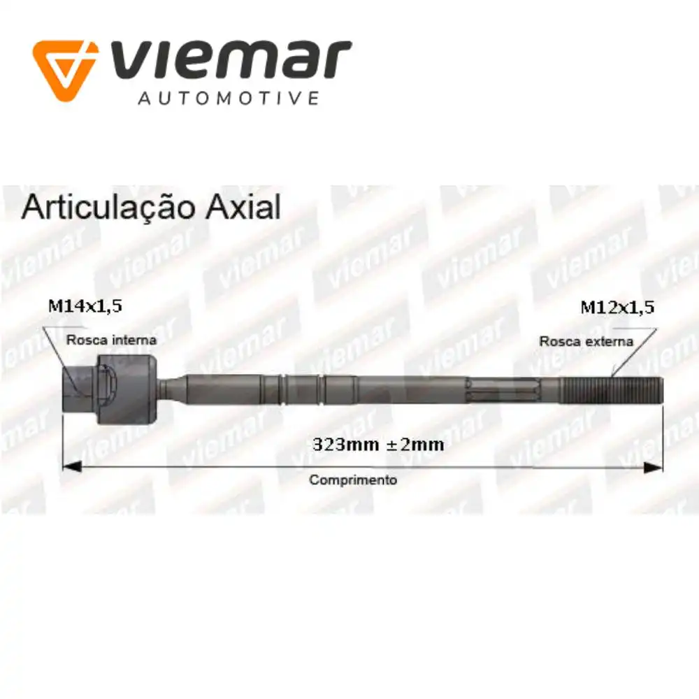 BARRA AXIAL CORSA /99 TIGRA 94/ CAIXA SAGINAW DHB FEMEA