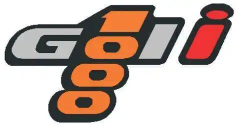 EMBLEMA ADESIVO GOL 1000 I (LARANJA)