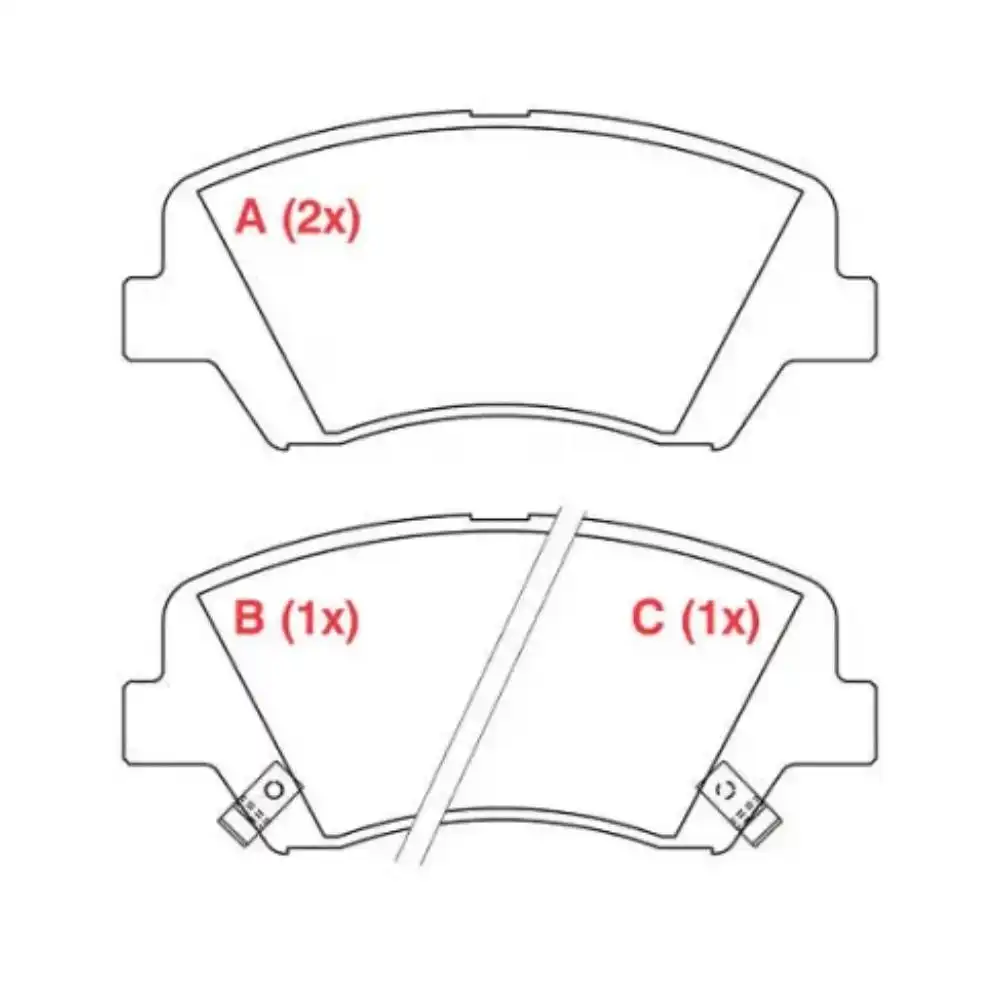 PASTILHA FREIO DIANTEIRA KWID 1.0 12V 2017 A 2025 DISCO SOLI