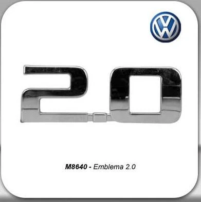 EMBLEMA 2.0 VECTRA 2006 EM DIANTE CROMADO