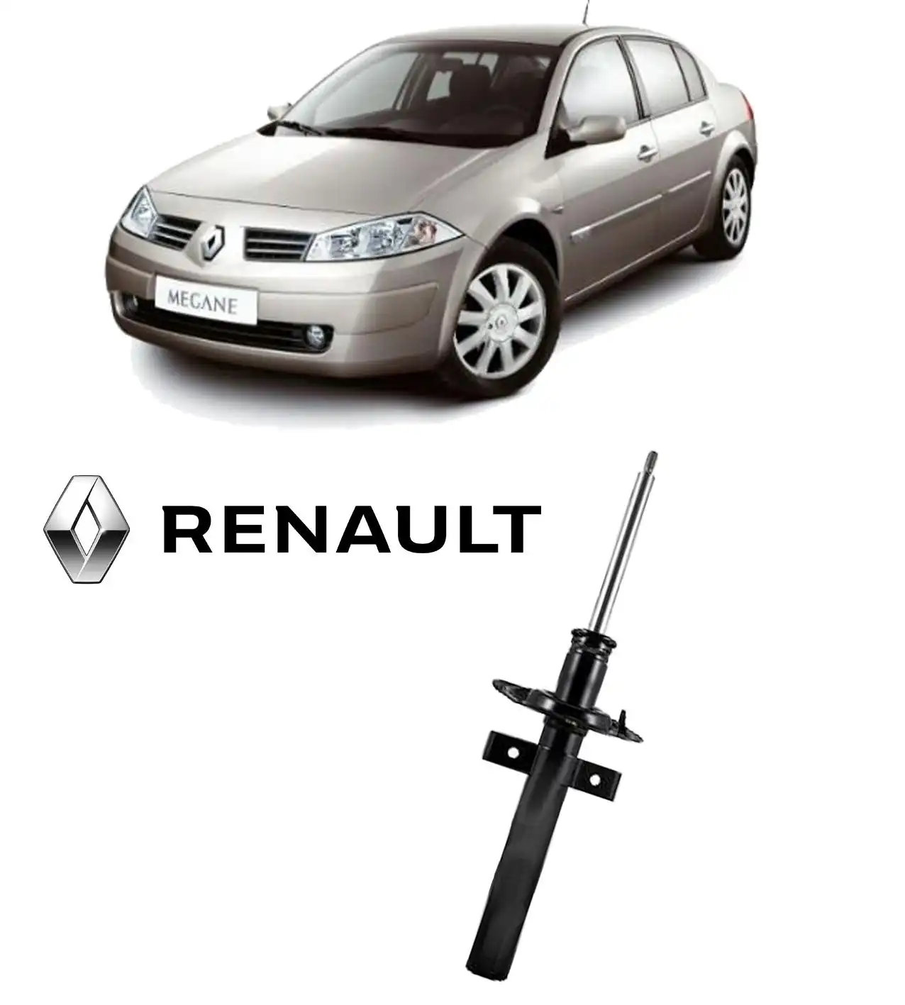 AMORTECEDOR DIANTEIRO RENAULT MEGANE 2006 A 2012
