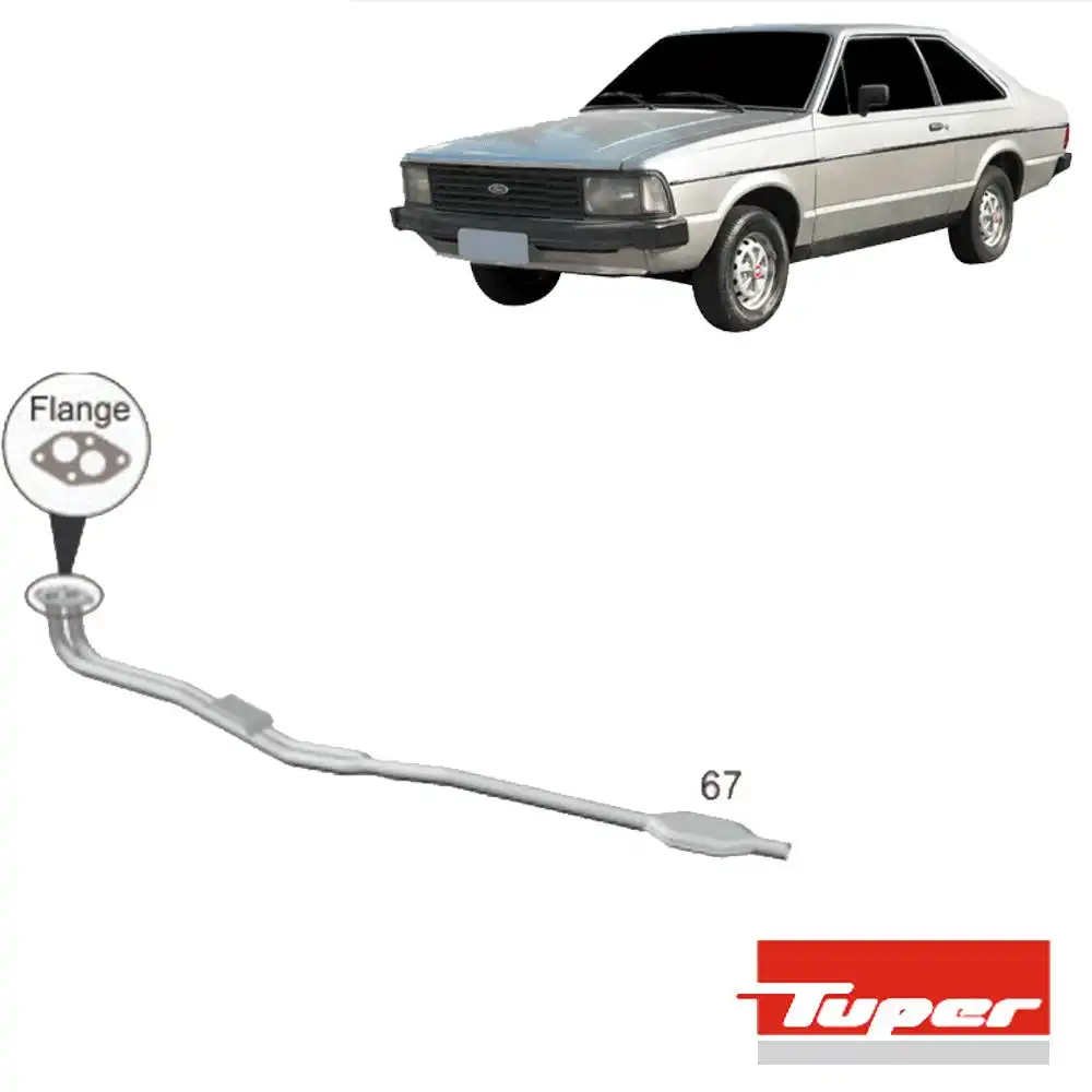 CANO SAIDA MOTOR CORCEL 2 1985 A 1989