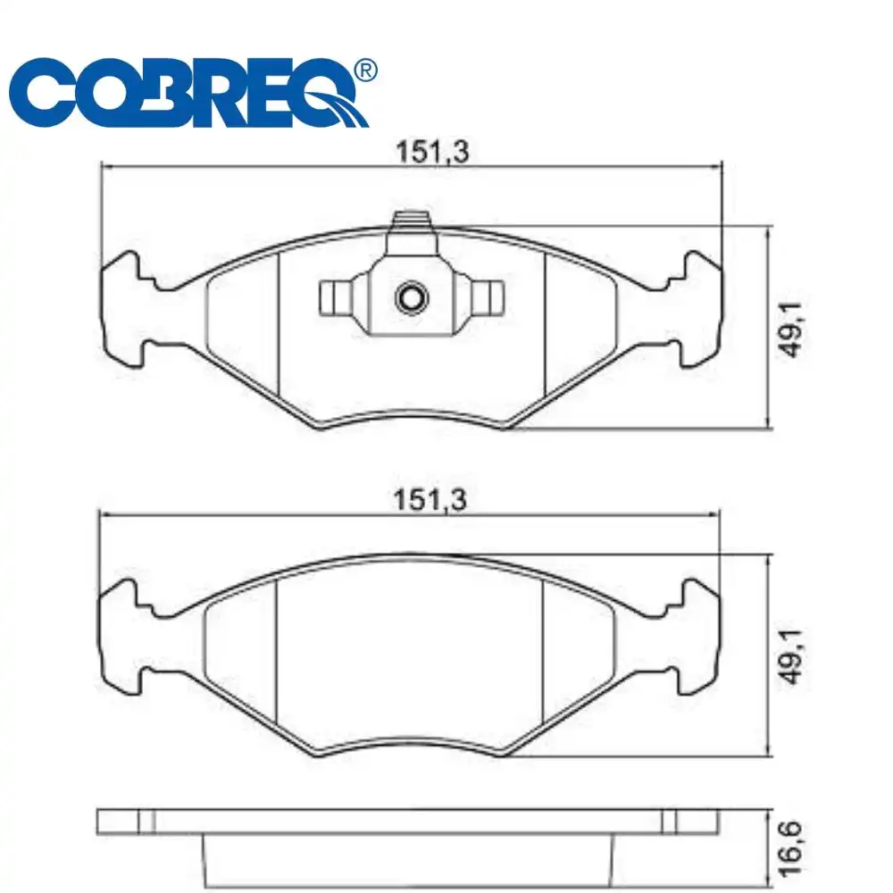 PASTILHA FREIO DIANTEIRA FIAT PALIO 1.0 1.4 2009/