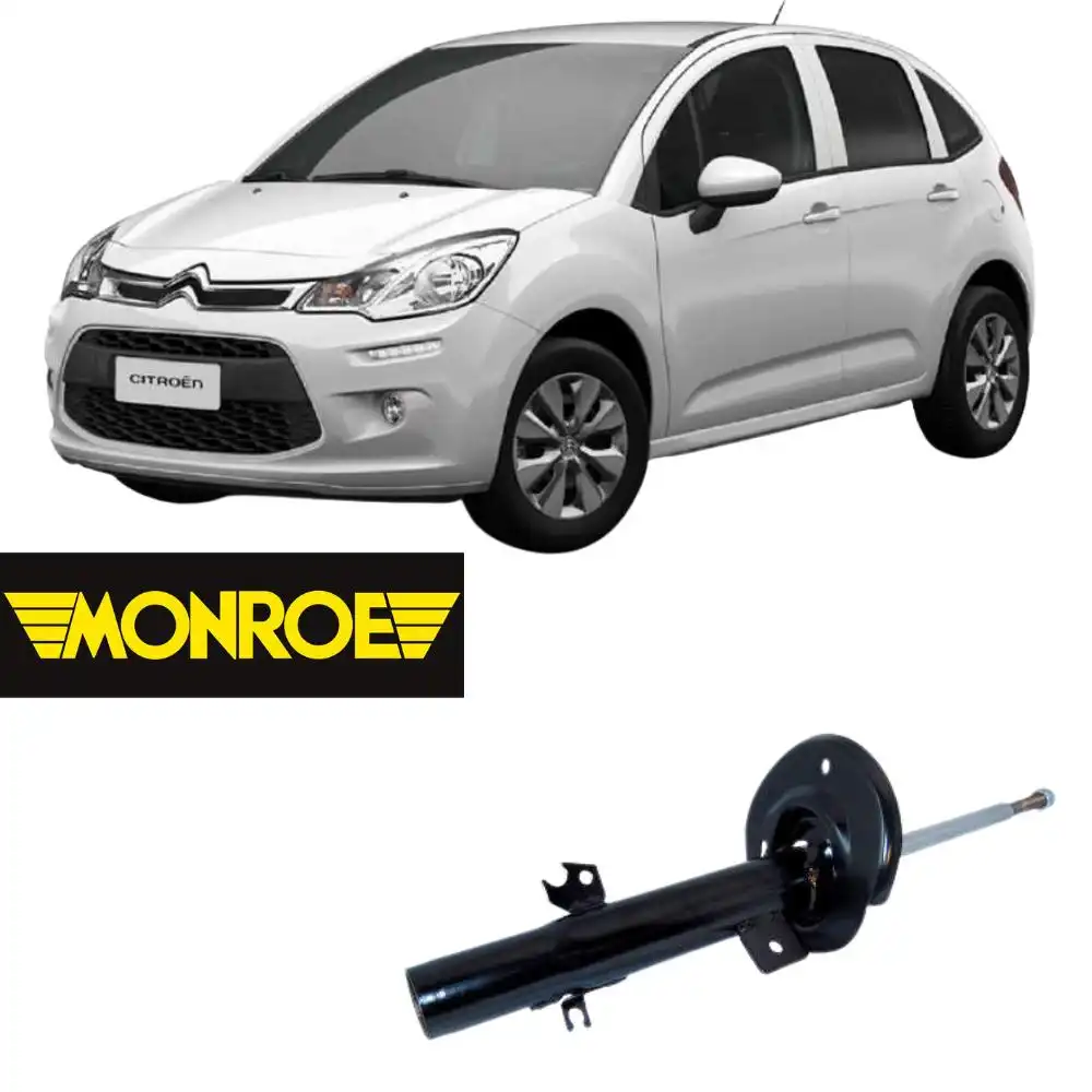 AMORTECEDOR DIANTEIRO CITROEN C3 2013 A 2021 DIREITO MANUAL