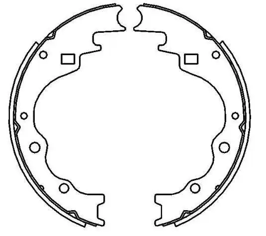 SAPATAS FREIO TOPIC 93/ HYUNDAI HR 2.5 06/ BESTA 93/