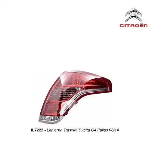SINAL PARACHOQUE TRAS CITROEN C4 PALLAS 2008 A 2014 DIR
