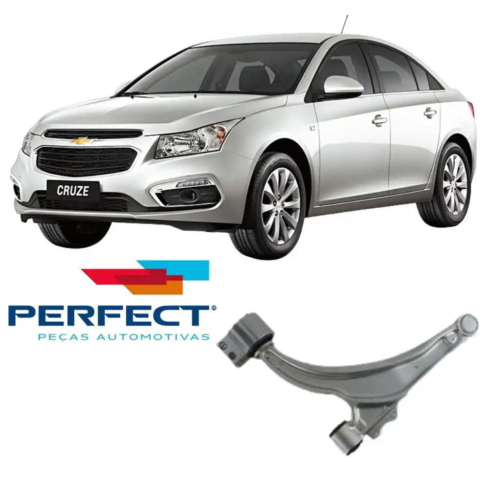 BANDEJA DIANTEIRA CRUZE 2012 A 2016 ESQUERDA COM PIVO