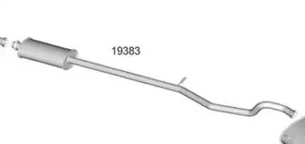 SILENC INTERM PEUGEOT 206 SW 1.4 2006/ FLEX