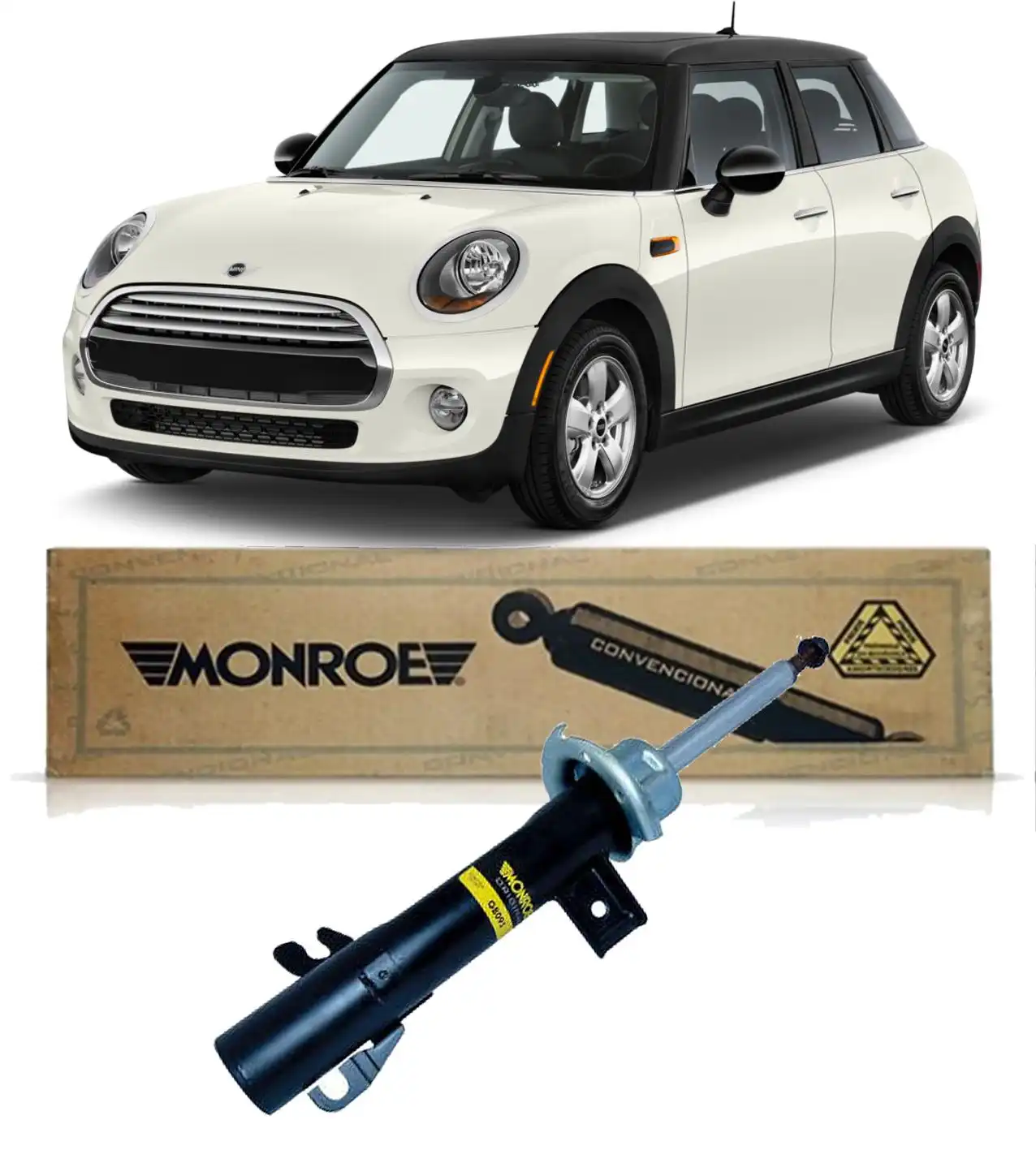 AMORTECEDOR DIANTEIRO MINI COOPER 2006 A 2014 DIREITO