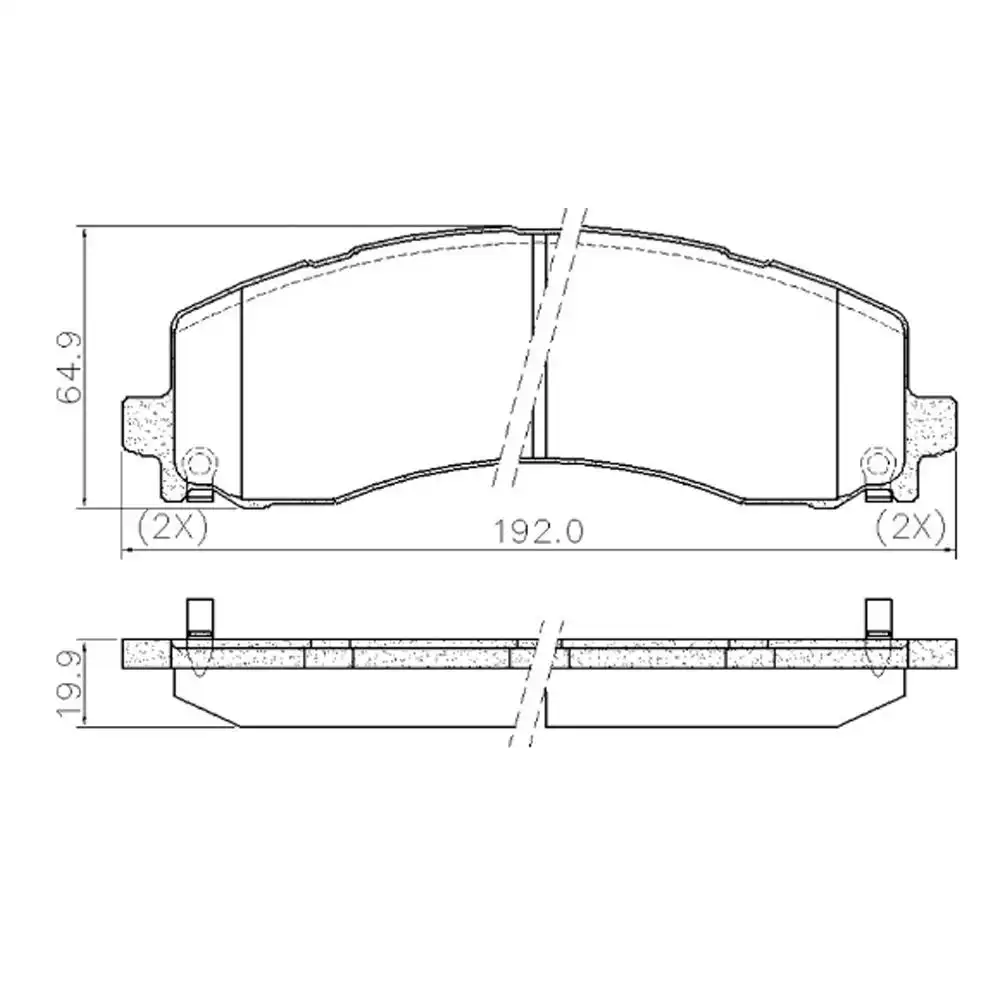 PASTILHA FREIO TRASEIRA RAM 2500 6.7 24V 2021 ACIMA