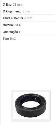 RETENTOR EIXO PILOTO MONZA VECTRA CORSA