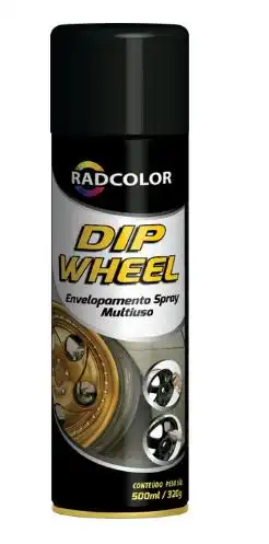 TINTA ENVELOPAMENTO SPRAY PRETA 500ML